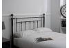 4ft6 Double Libby Black chrome nickel, crystal ball finish traditional metal bed frame bedstead 5